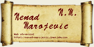 Nenad Marojević vizit kartica